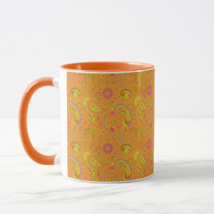 Mug Paisley orange