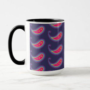Mug Paisley violet rose