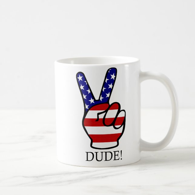 Mug Paix américaine (Droite)