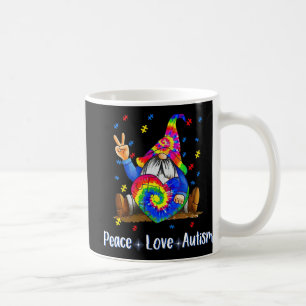 Mug Paix Amour Autisme Gnome Autisme Tie Dye Autisme A