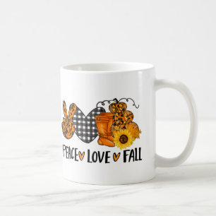Mug Paix amour chute