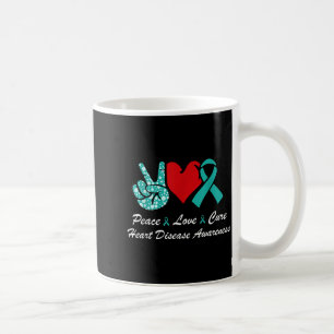 Mug Paix Amour Cure Sensibilisation aux maladies cardi
