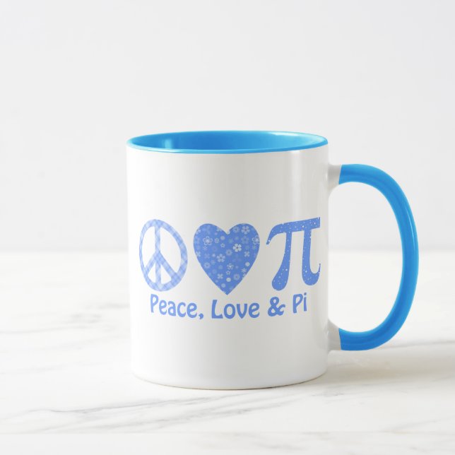 Mug Paix, amour et blues Pi (Droite)