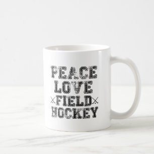 Mug Paix, amour, hockey de champ