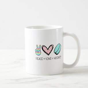 Mug Paix Amour Hockey Design Mignon Pour Femmes Adoles