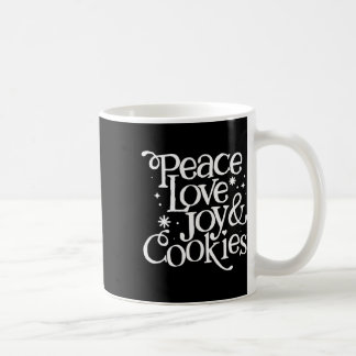 Mug Paix Amour Joie Et Cookies De Noël