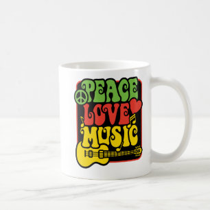 Mug Paix-Amour-Musique de Rasta