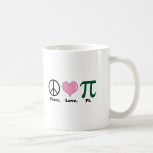 Mug paix amour pi