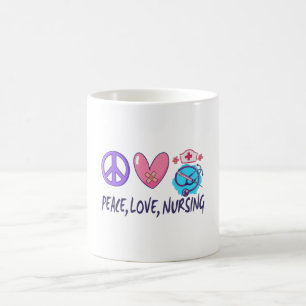 Mug Paix Amour Soins infirmiers