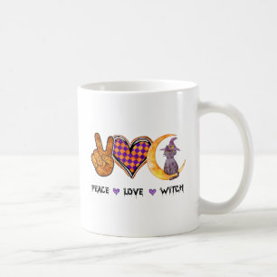 Mug Paix, Amour, Sorcière