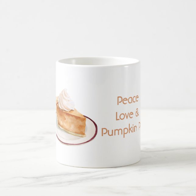 Mug Paix Amour & Tarte à la Citrouille (Centre)