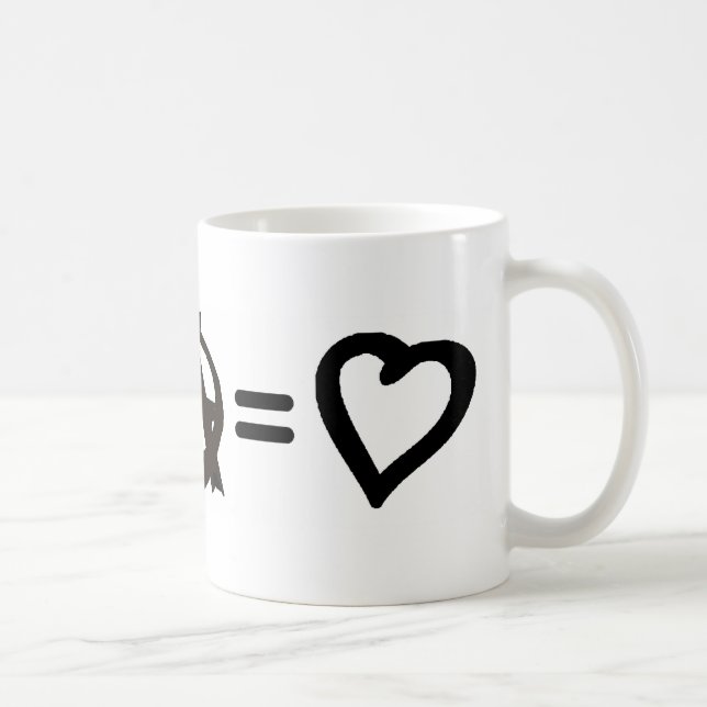 Mug Paix + Anarchie = amour (Droite)