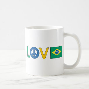 Mug Paix Brésil d'amour