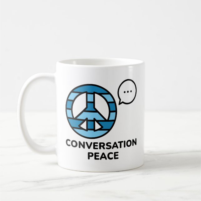 Mug Paix de la conversation (Gauche)