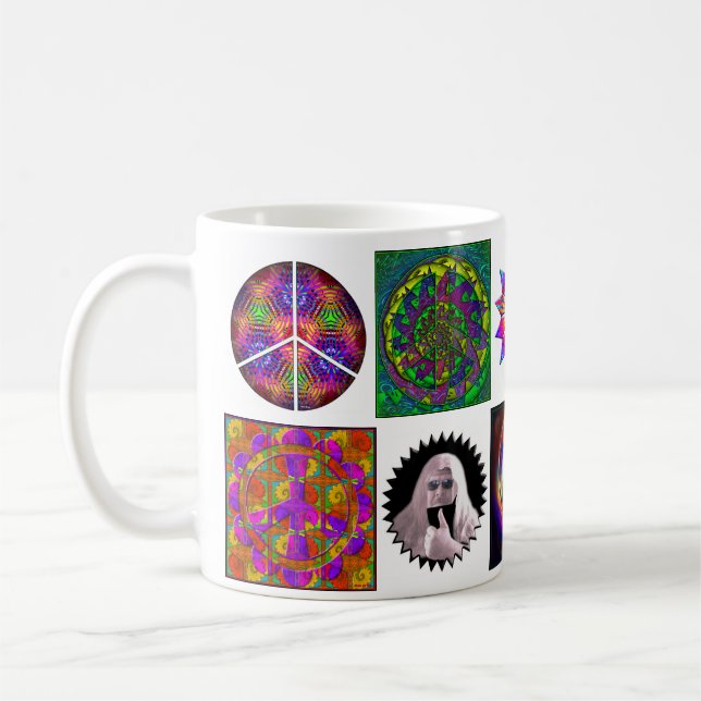 Mug Paix de patchwork (Gauche)