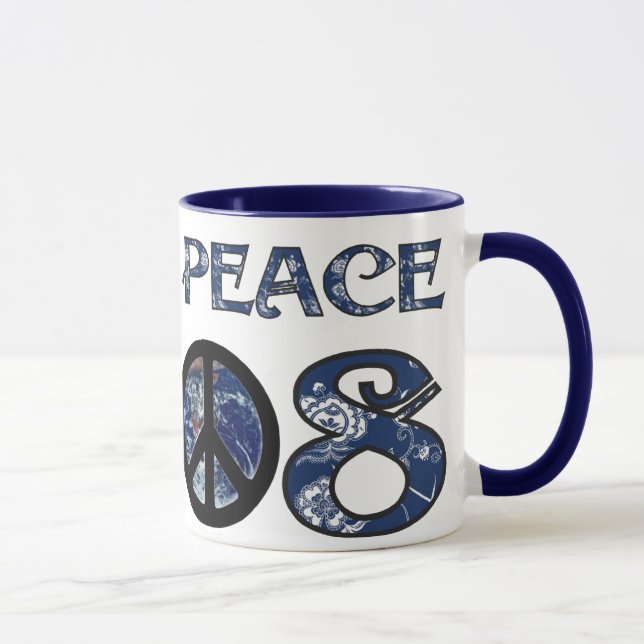 Mug Paix du monde 2008 v1 (Droite)