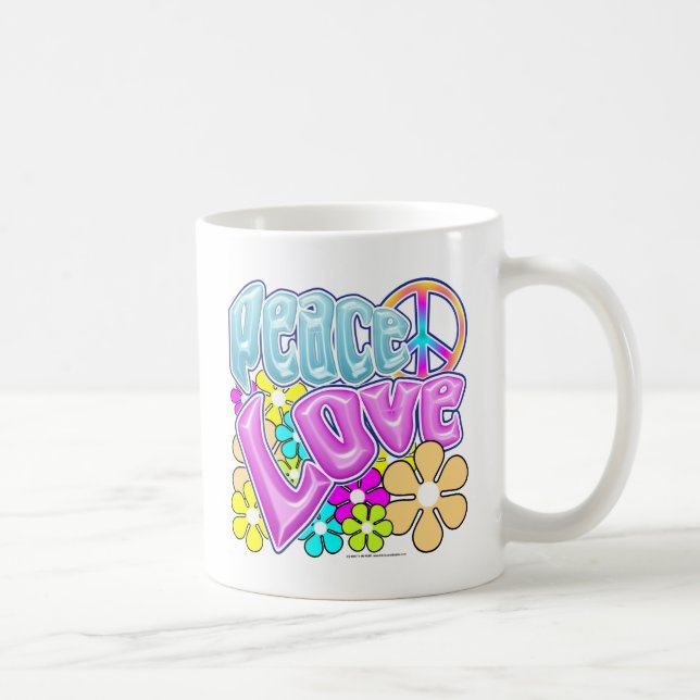 Mug Paix et amour (Droite)