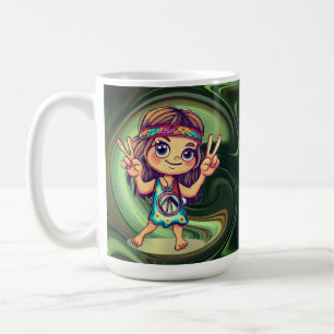 Mug Paix Hippie
