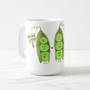Mug Paix - Nous venons en petits pois