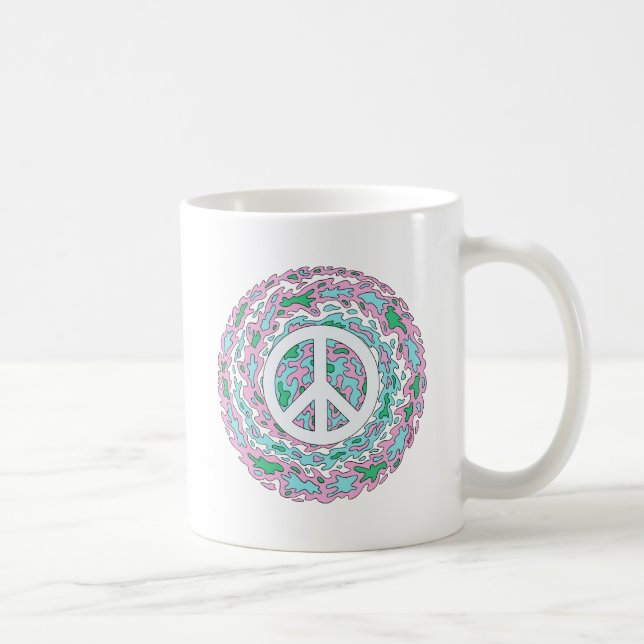 Mug Paix psychédélique (Droite)