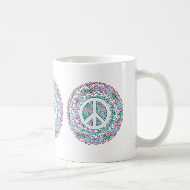 Mug Paix Psychedelique (Droite)