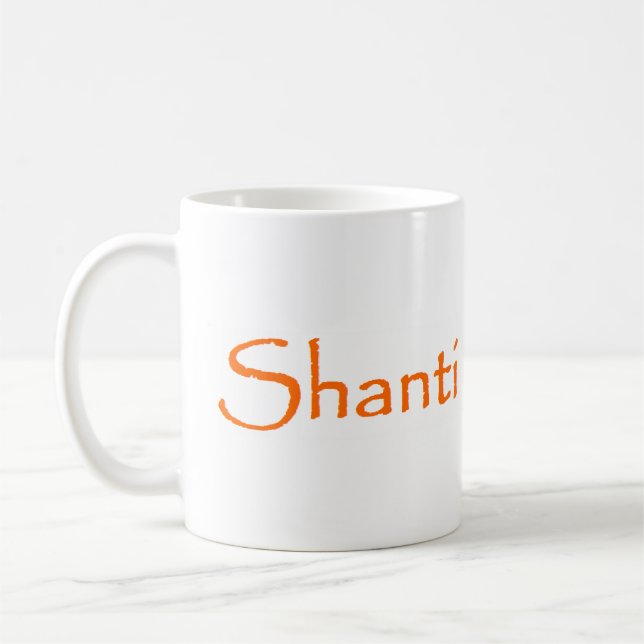 Mug paix shanti (Gauche)