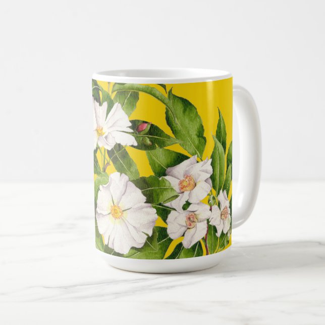 Mug 'Paix sur Terre' dans une boue classique (Devant droit)