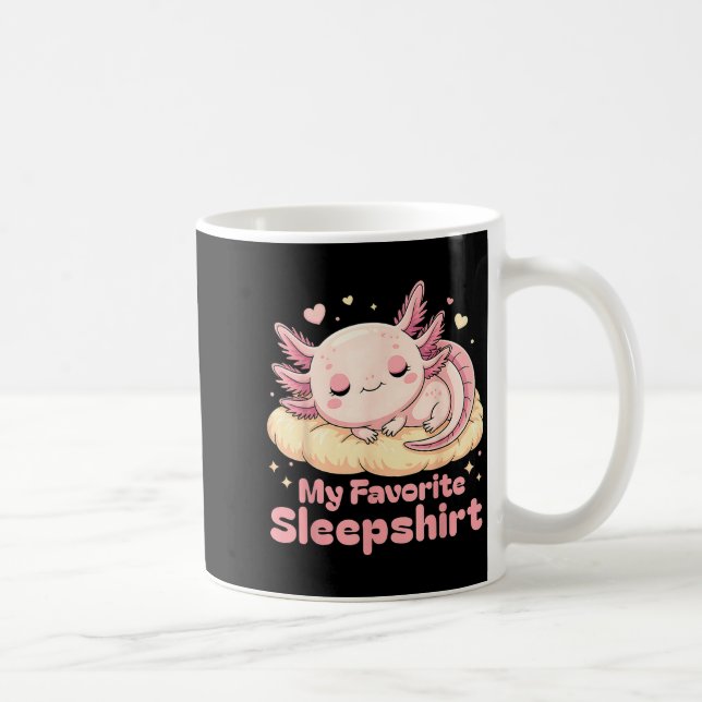 Mug Pajamas Sleeng Axolotl Chemise de nuit préférée Fe (Droite)