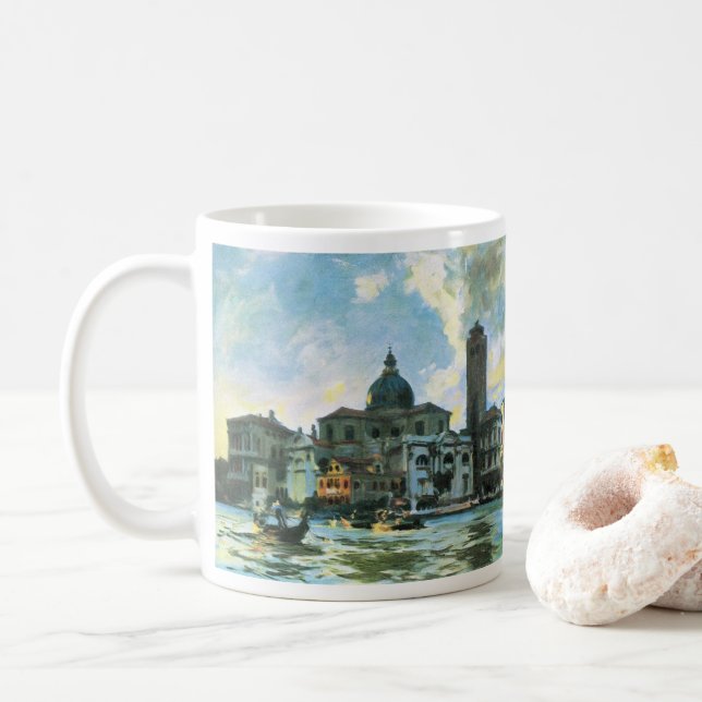 Mug Palazzo Labia, Venise par John Singer Sargent (Avec donut)