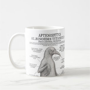 Mug Pale Abyssal Penguin (Miskatonic Antarctic Survey)