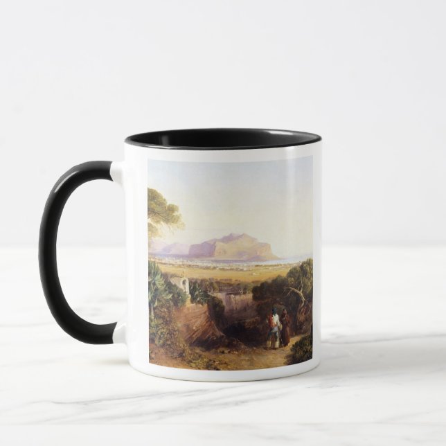 Mug Palerme, Sicile, 1847 (huile sur la toile) (Gauche)