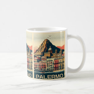 Mug Palerme sicilienne Italie cadeaux souvenirs vintag