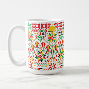 Mug Palestine Tatreez Broderie traditionnelle