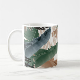 Mug Palm Banana Feuilles Bliss (Couleurs D'Automne) 1