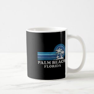 Mug Palm Beach Floride Vintage Famille vacances été