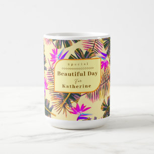 Mug Palm Paradise jaune