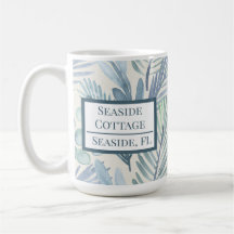 Palm personnalisé Airbnb location de vacances café