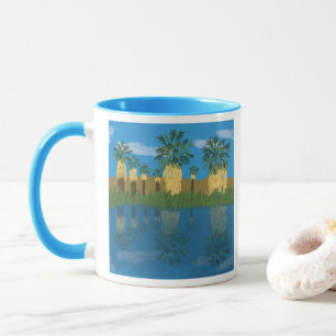 Mug Palm Tree Oasis California Desert