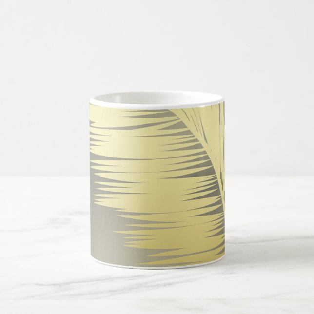 Mug Palm Tropical d'or feuille (Centre)