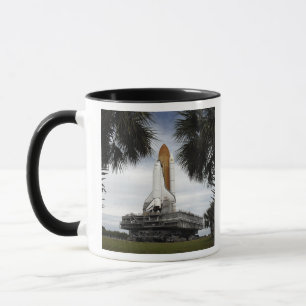 Mug Palmetto arbres cadre navette spatiale Endeavour