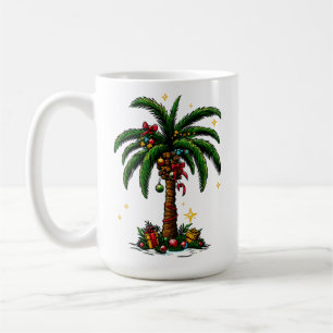 Mug Palmier de Noël, Beach Aloha Noël