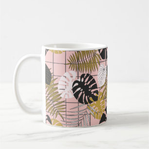 Mug Palmier tropical feuille motif