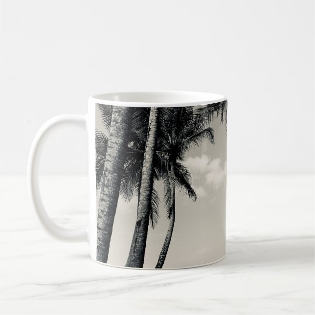 MUG PALMIER TROPICAL SUR LA PLAGE (Gauche)