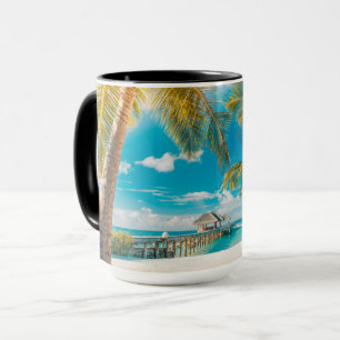 Mug Palmiers au coucher du soleil