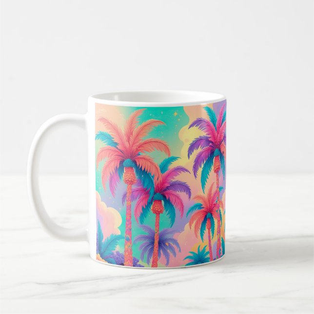 Mug Palmiers colorés (Gauche)