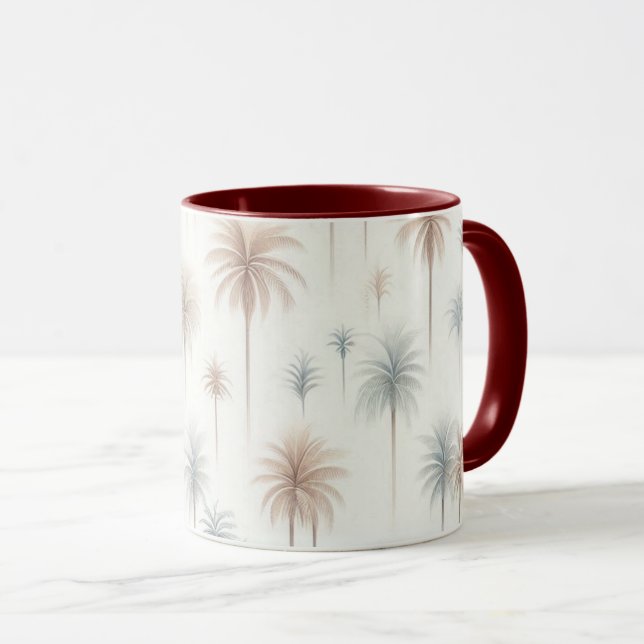 Mug Palmiers de feu d'artifice (Devant droit)