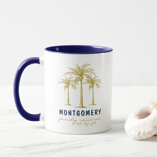 Mug Palmiers d'or Tropical Retrouvailles familiales pe (Avec donut)