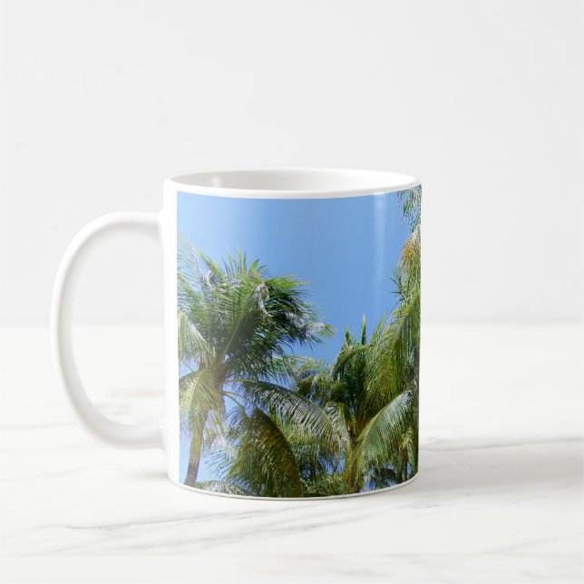 Mug Palmiers ensoleillés Oasis #1 #tropical #wall #art (Gauche)