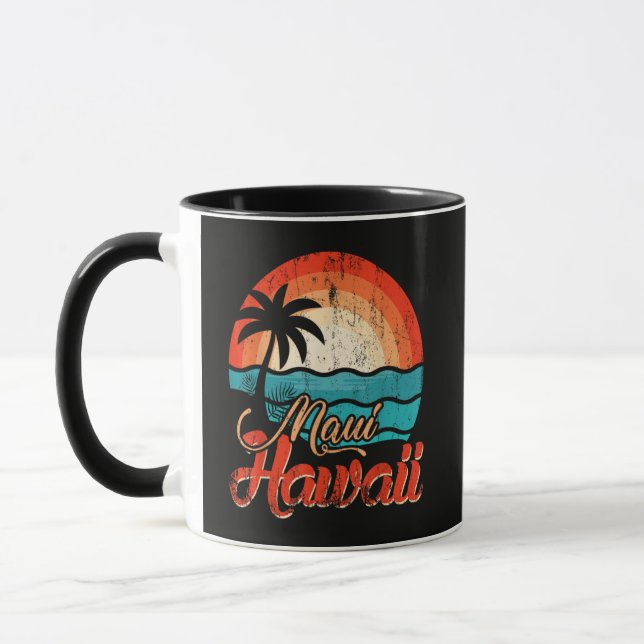 Mug Palmiers Plage Hawaïenne (Gauche)