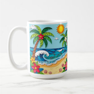 Mug Palmiers sur la plage 